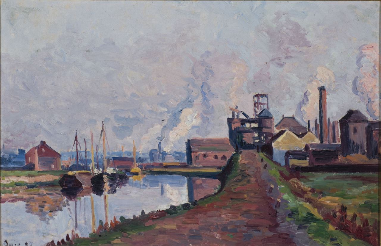 Maximilien Luce, Canal à Charleroi, 1897
Huile sur toile, 31 x 46cm
mba. 834
Photo : A. Breyer
